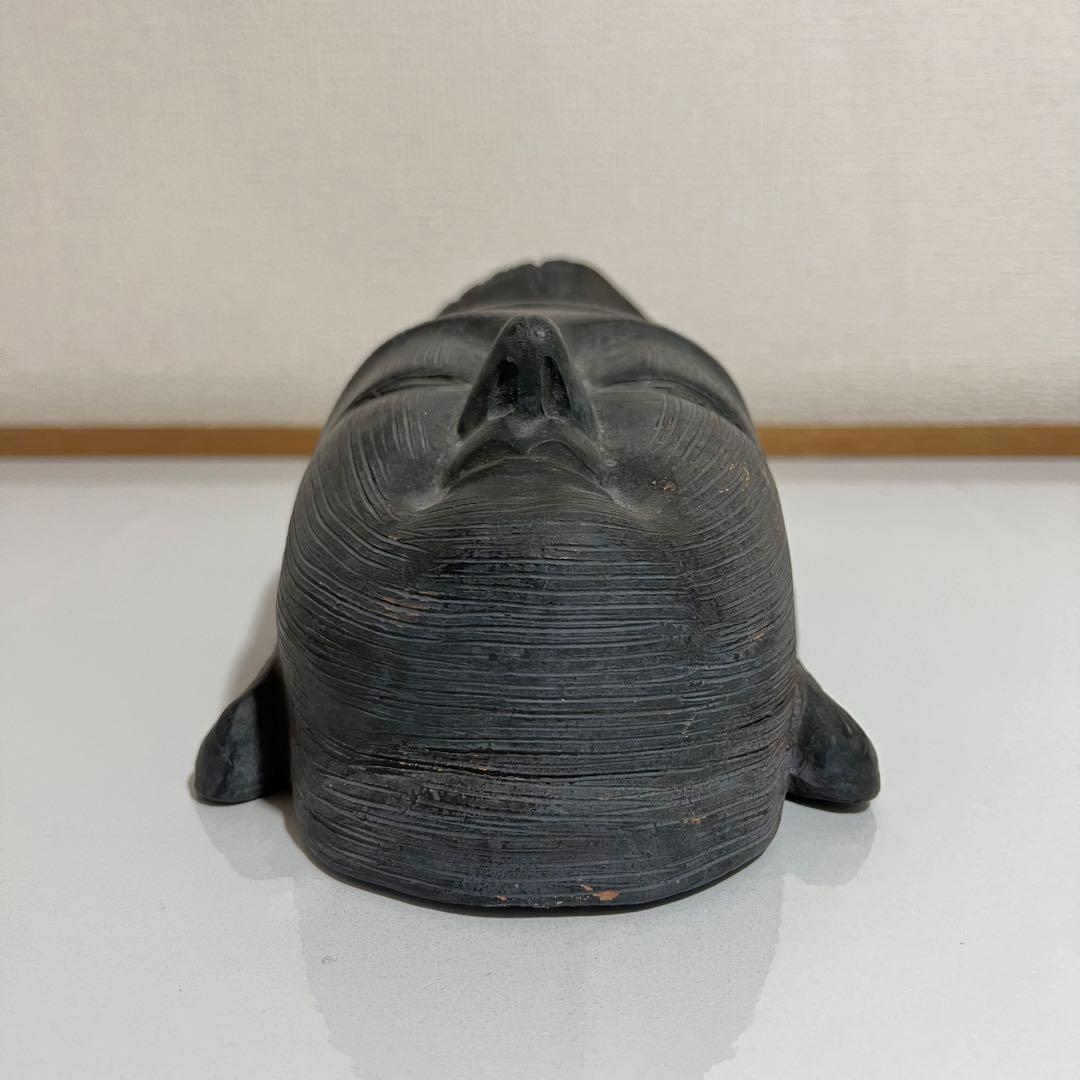 京都　広隆寺　弥勒菩薩　仏面　壁掛　彫刻