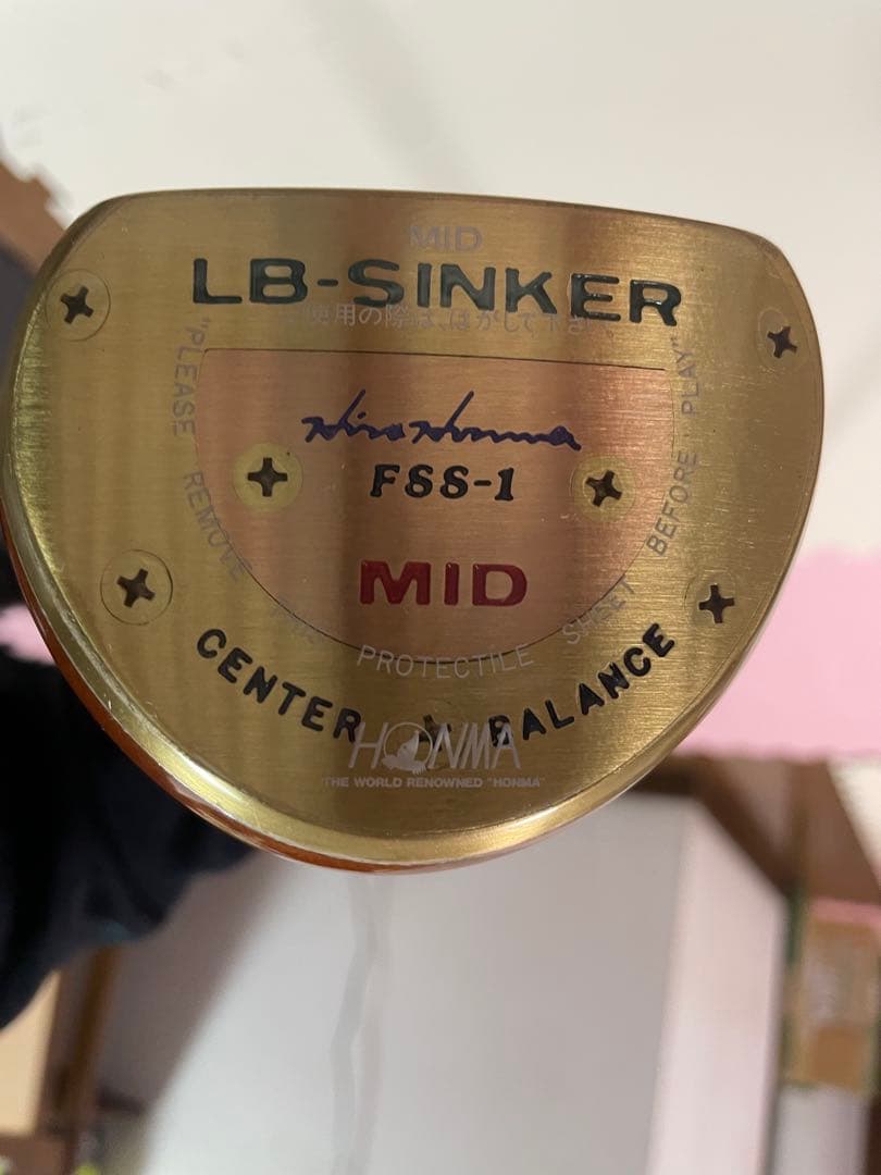 HONMA ホンマ パーシモン パター LB-SINKER MID