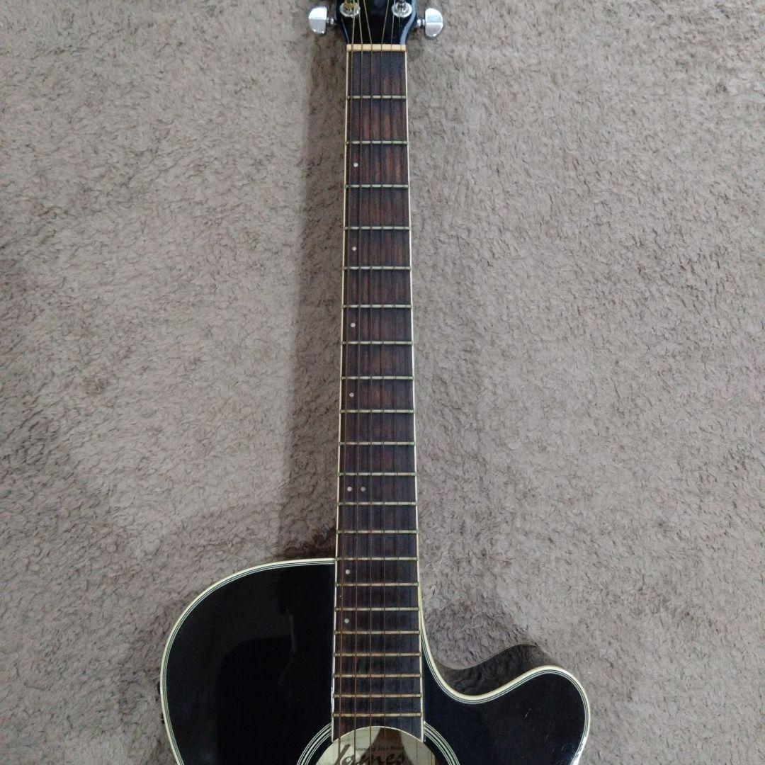 エレクトリックアコースティックギターJames JE450　ブラック