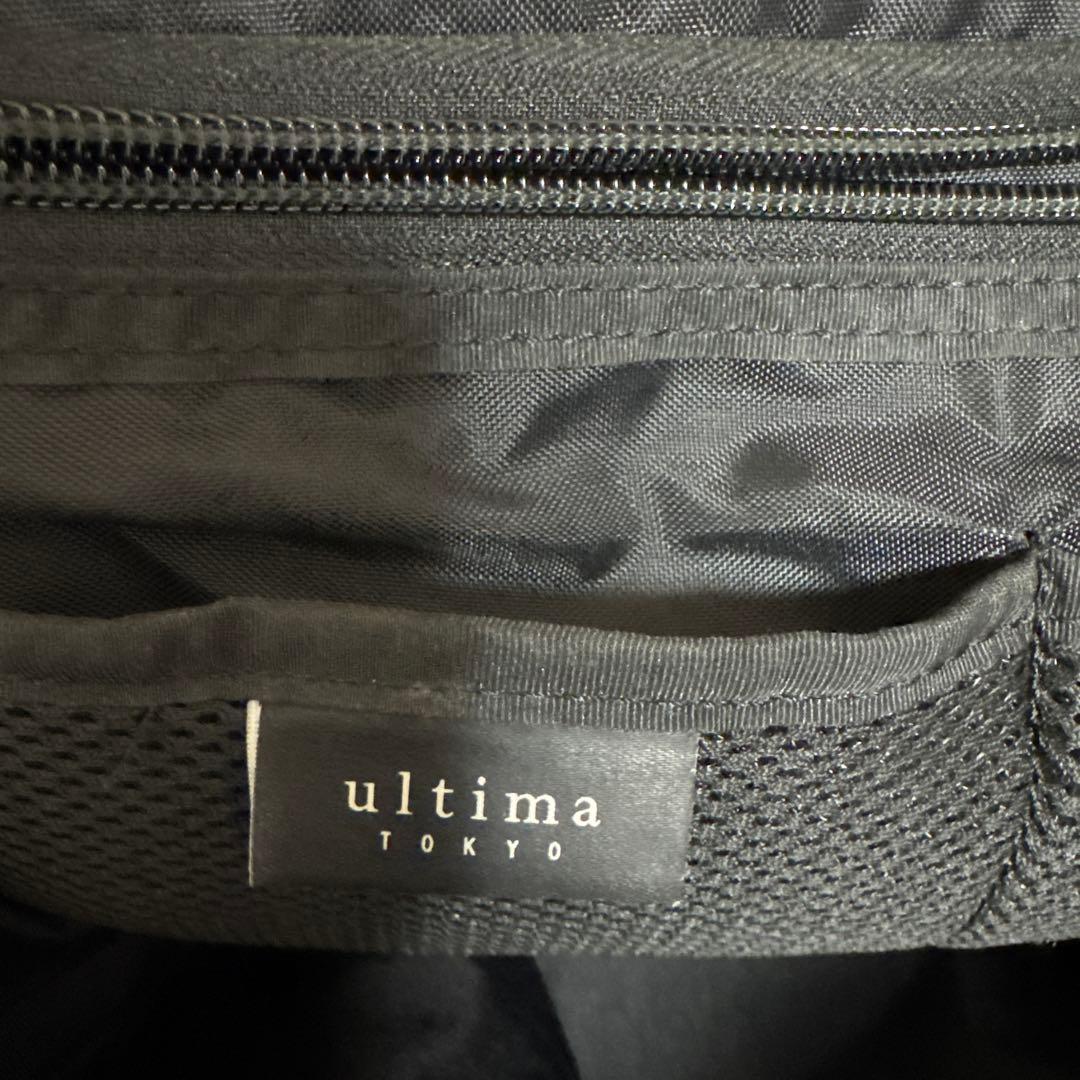 ultima TOKYO／メンズ リュック／本革 シボ革 2Way 黒