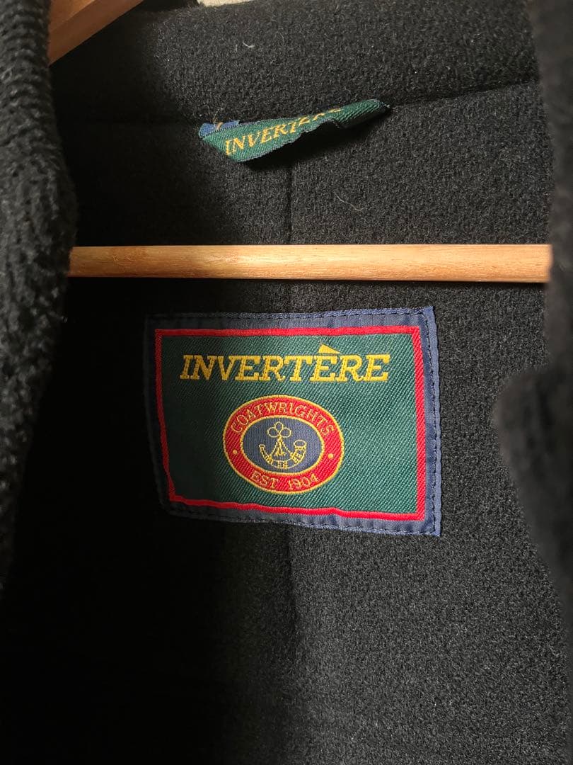 INVERTERE black ダッフルコート