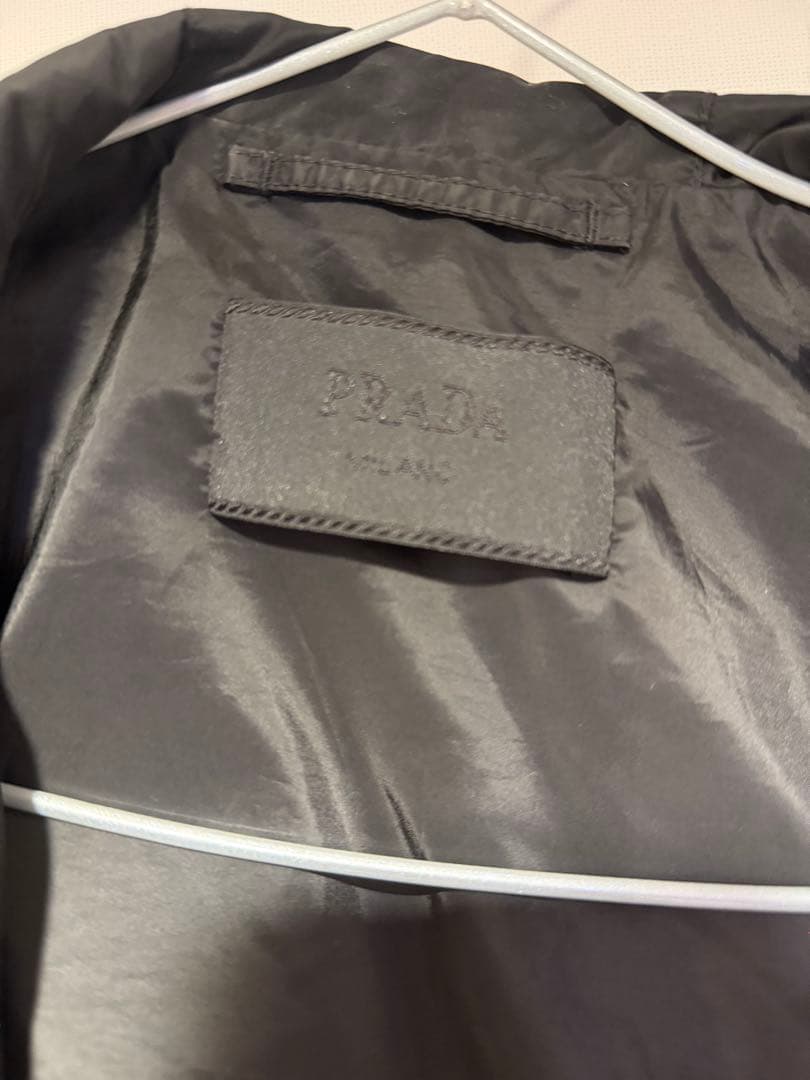PRADA プラダ ブラックナイロンジャケット フード