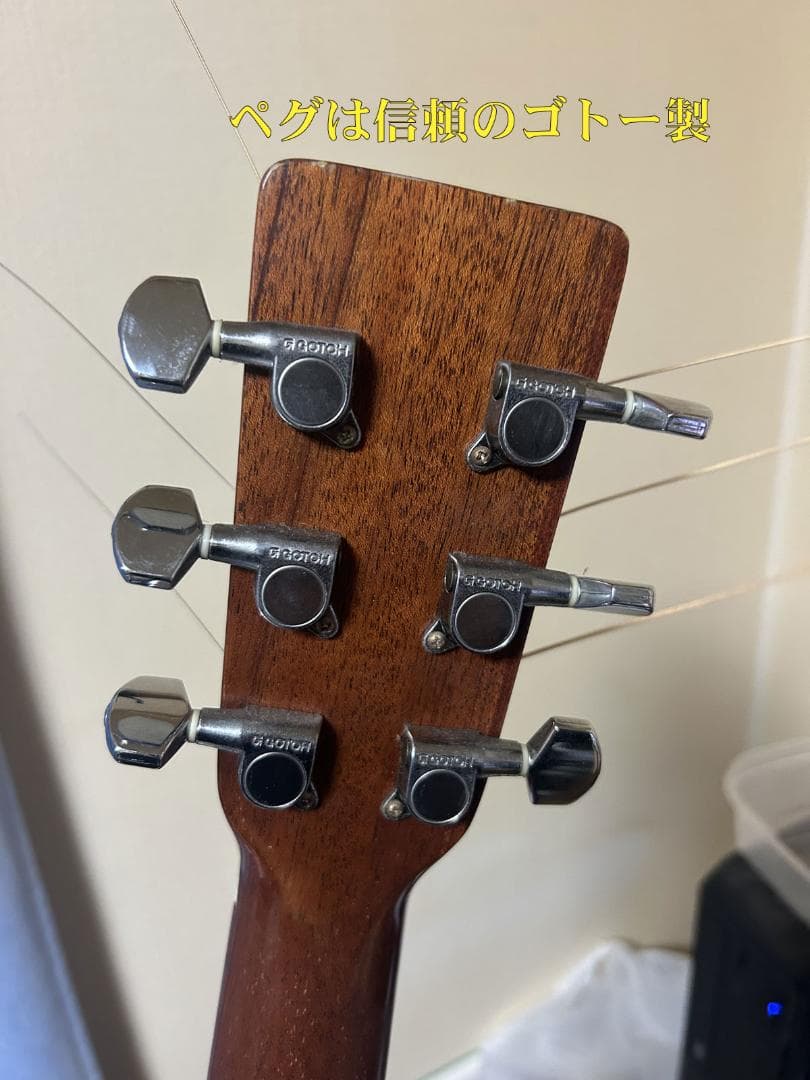 トップ単板　ゴトーペグ　2001年　寺田楽器製　BeeBird 調整済み　アコギ