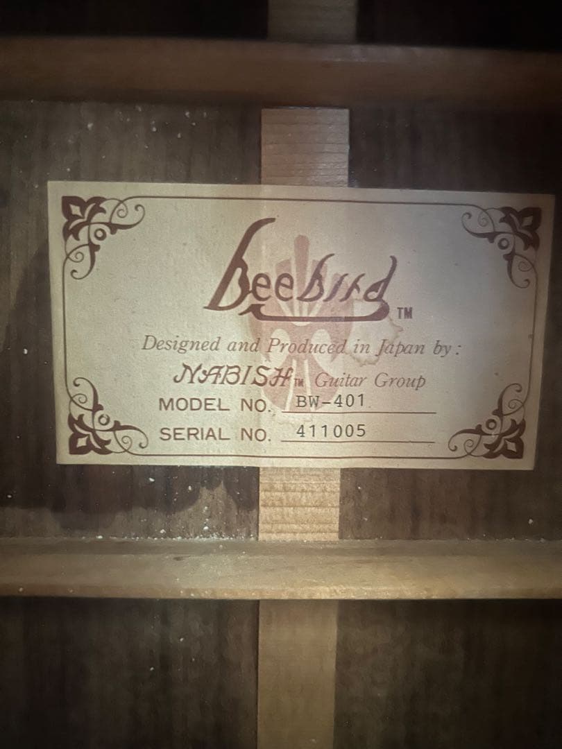 トップ単板　ゴトーペグ　2001年　寺田楽器製　BeeBird 調整済み　アコギ