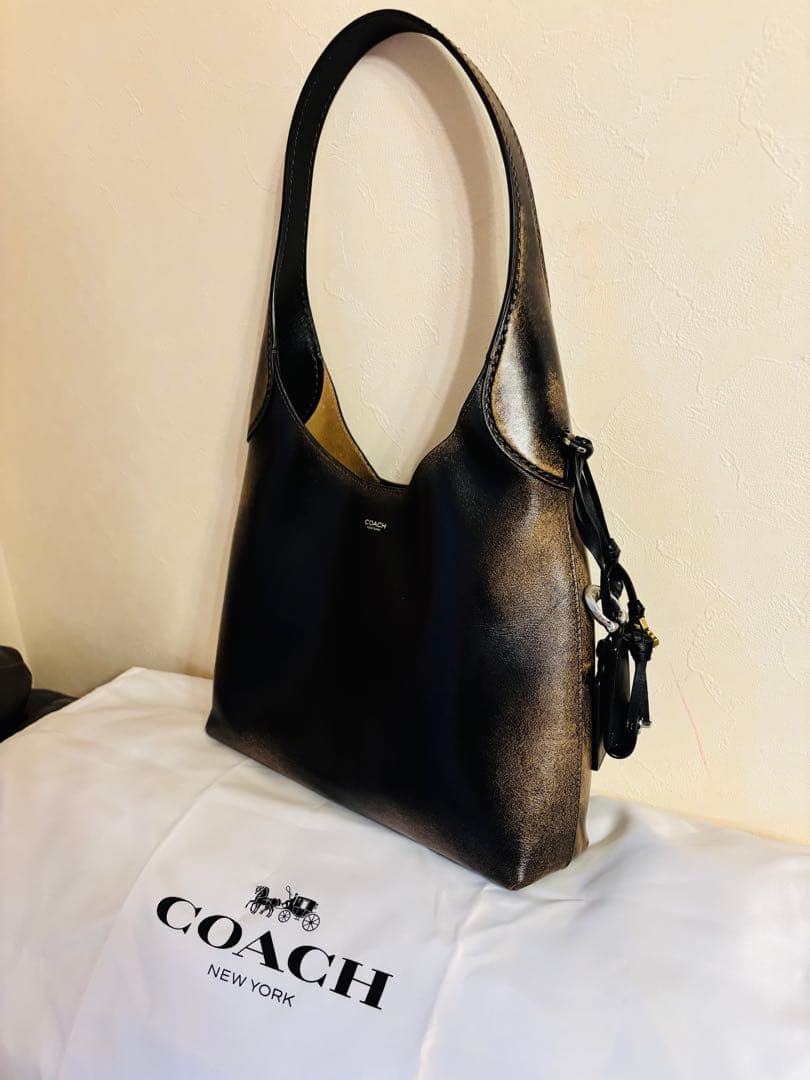 coachブルックリンショルダー バッグ 28ラブド レザー公式品　新品未使用