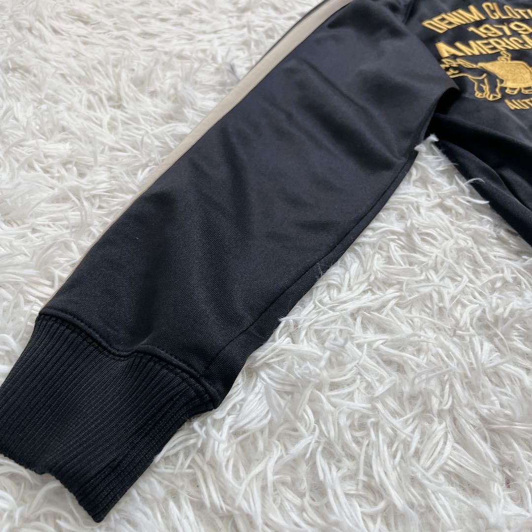 【美品】スタジオ　タルチザン　トラックジャケット　ナイロン　刺繍　ゴールド　S