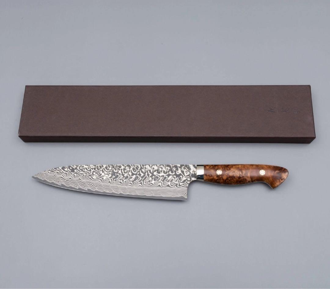 加藤 義実 金太郎　sg2 牛刀210 メイプルウッドハンドル