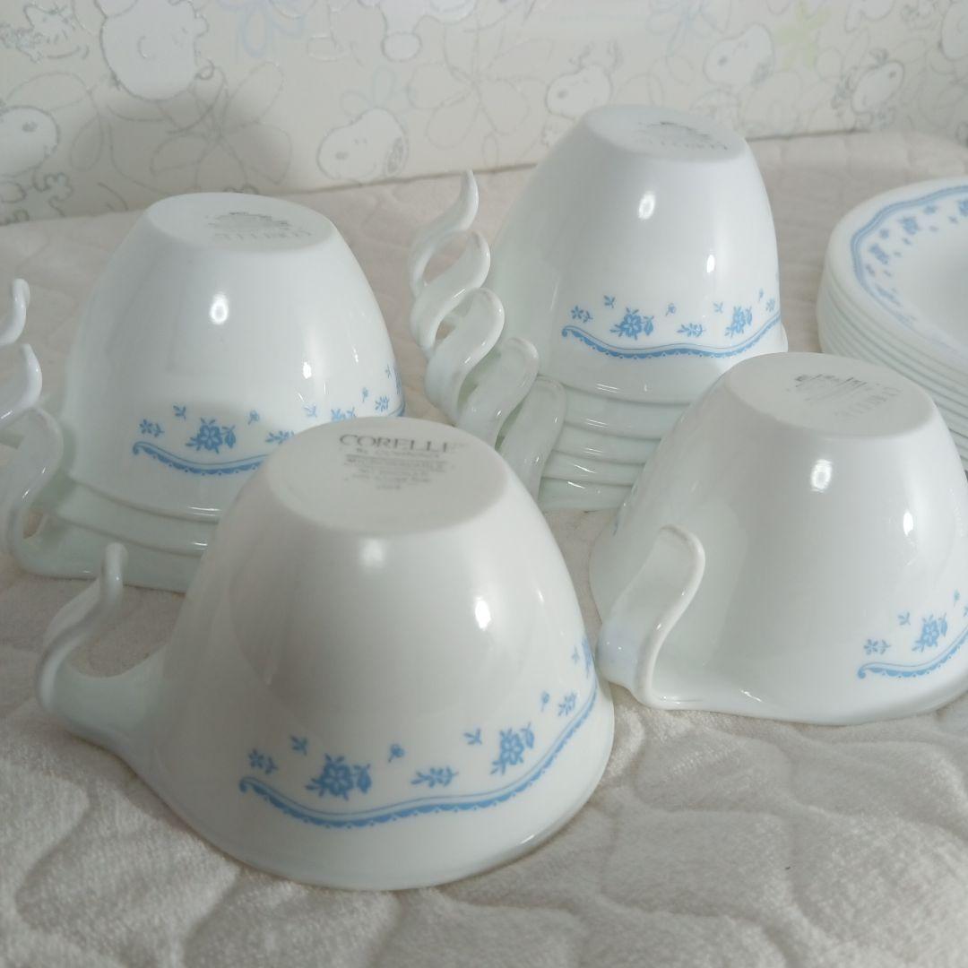 10枚＋10客　コレール　カップ　平皿