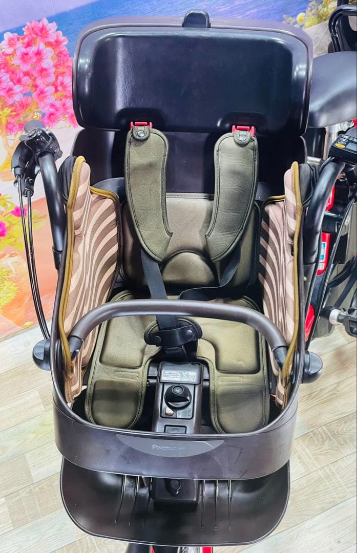 パナソニックギュット⭐️12AH！子供乗せ電動アシスト自転車Y1176