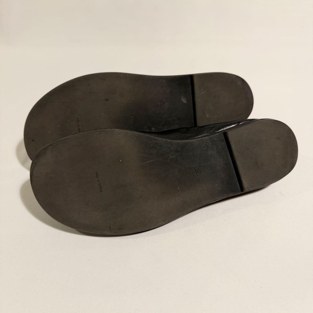 ザロウ THE ROW CANAL LOAFER レザーローファー 37