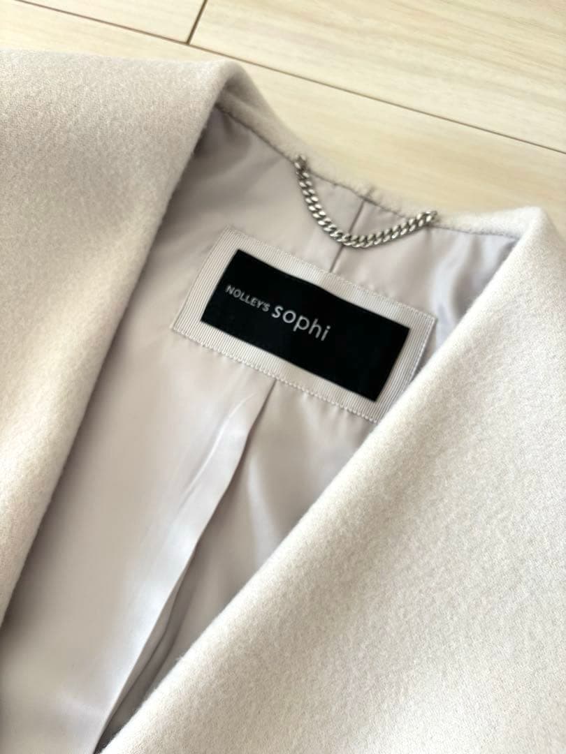 【新品】ノーリーズソフィー リバーショールコート 36 2025AW