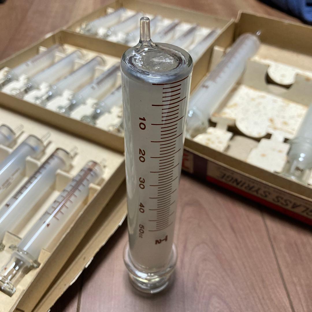 ガラス シリンジ レトロ アンティーク