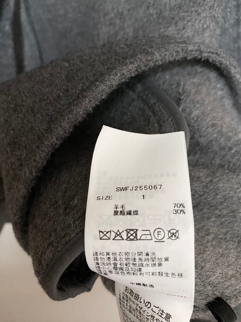 完売品！新品同様　スナイデルsnidel リバーリボンジャケットコート01M