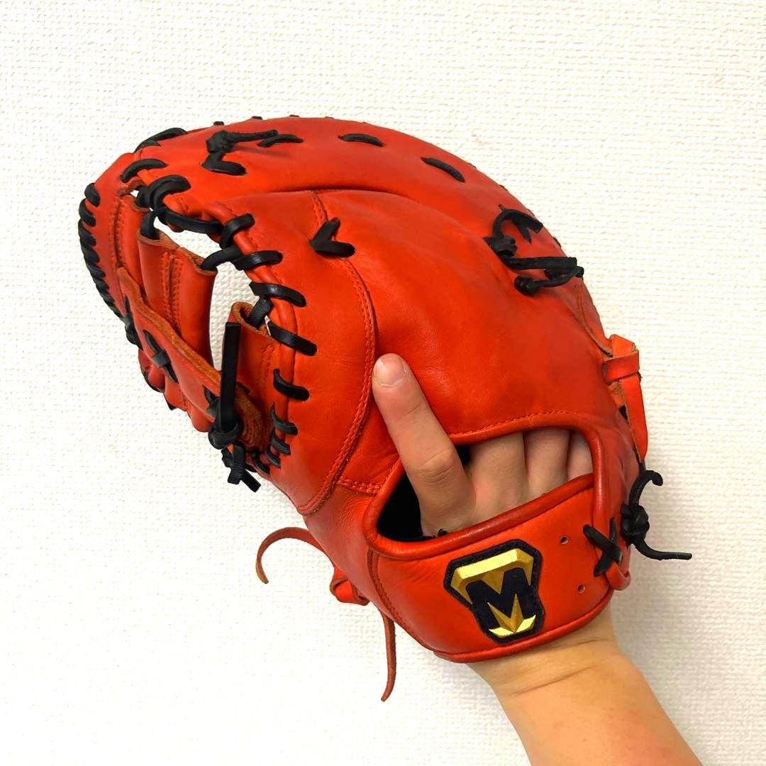 883 ミツワタイガー 型抜群 即戦力 極美品 軟式 ファーストミット 左投げ