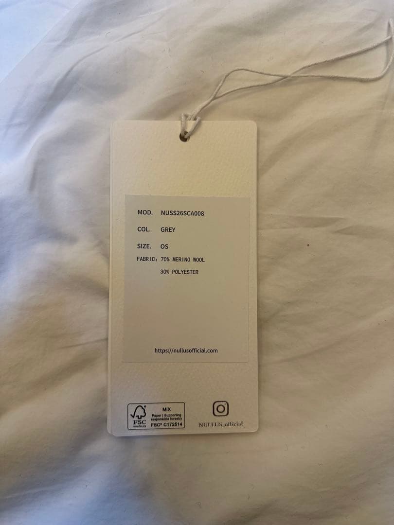 Nullus 26ss プチスカーフ