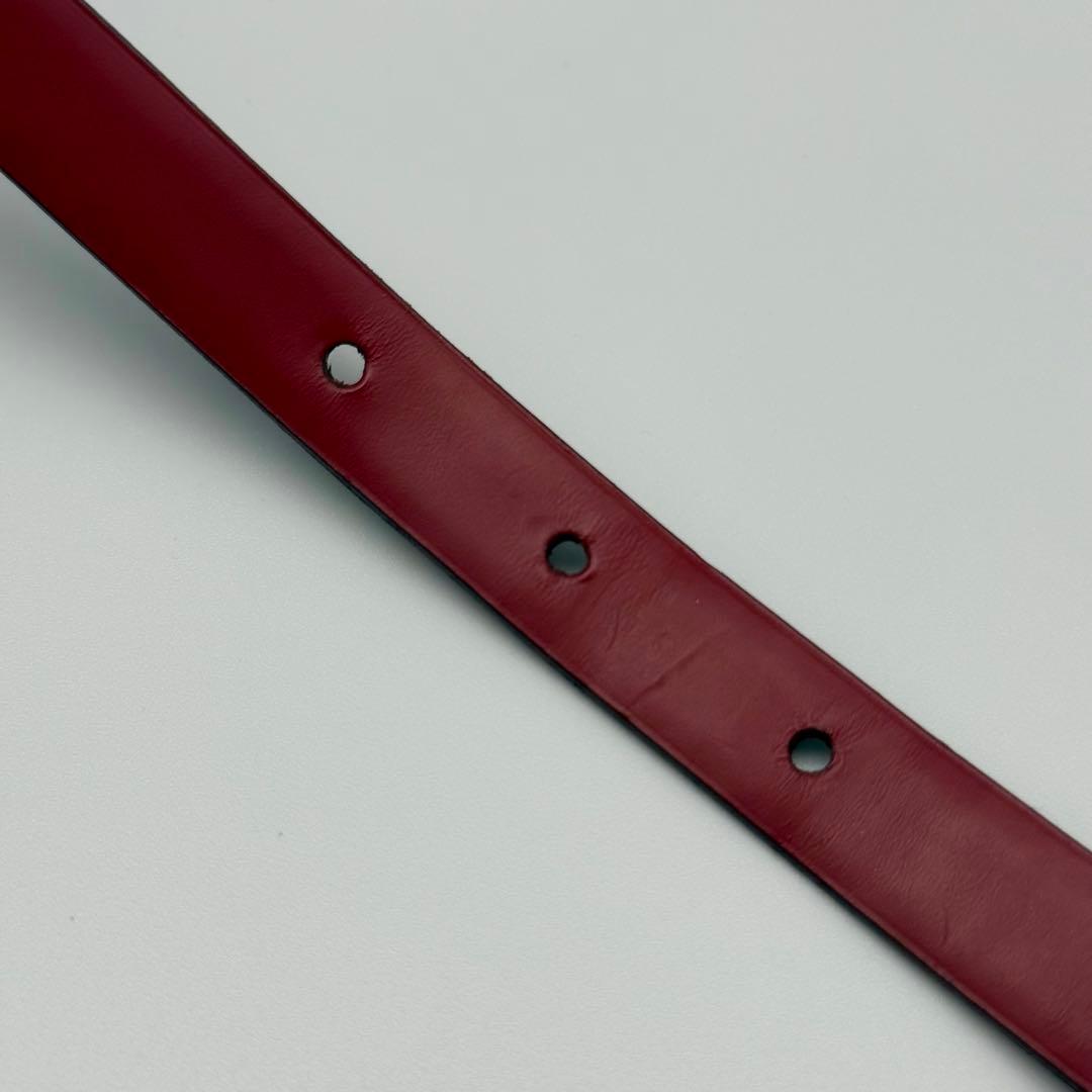 ✨美品✨フェラガモ ダブルガンチーニ シルバー金具 ベルト レディース レザー