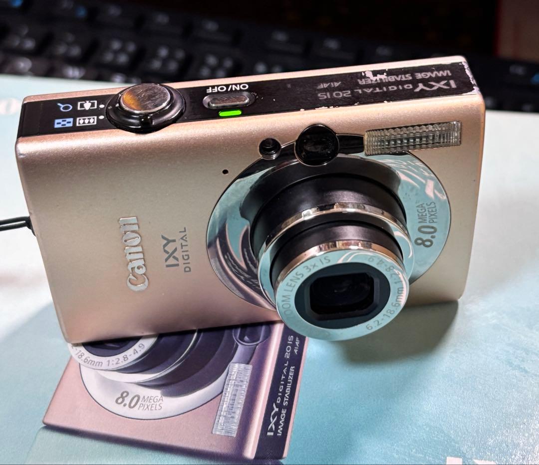 完動美品　Canon IXY 20IS Digital キャメル　おまけ付き