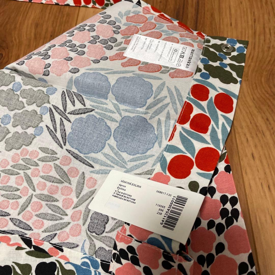 未使用　マリメッコ ヴァスキナ　エプロン