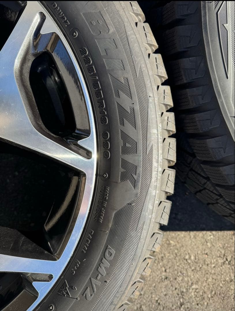 【SUBARU 】SJフォレスター純正18インチホイール　スタッドレスタイヤ