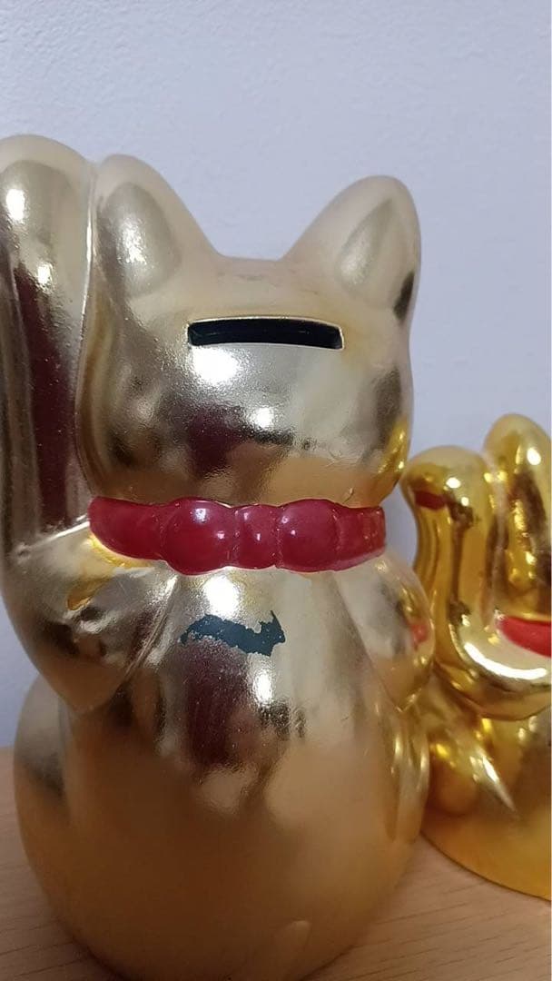 金色の招き猫 大小セット