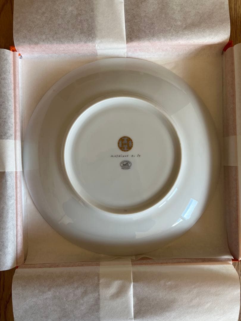 【新品】エルメス　デザートプレート 〈モザイク 24〉 ゴールド