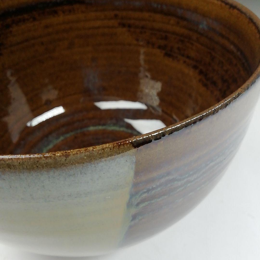 Ｔ５３５　茶碗　『高取茶碗』『高取忍 造』　共箱　抹茶碗　茶道具