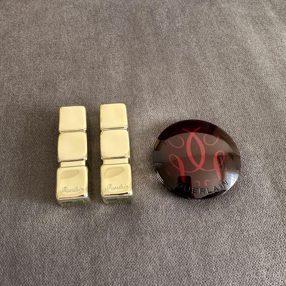 GUERLAIN キスキスビーグロウ2本×チーク