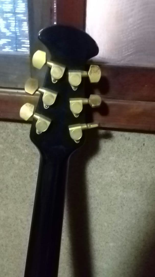 アコースティックギター グラデーションブルー ケース付き