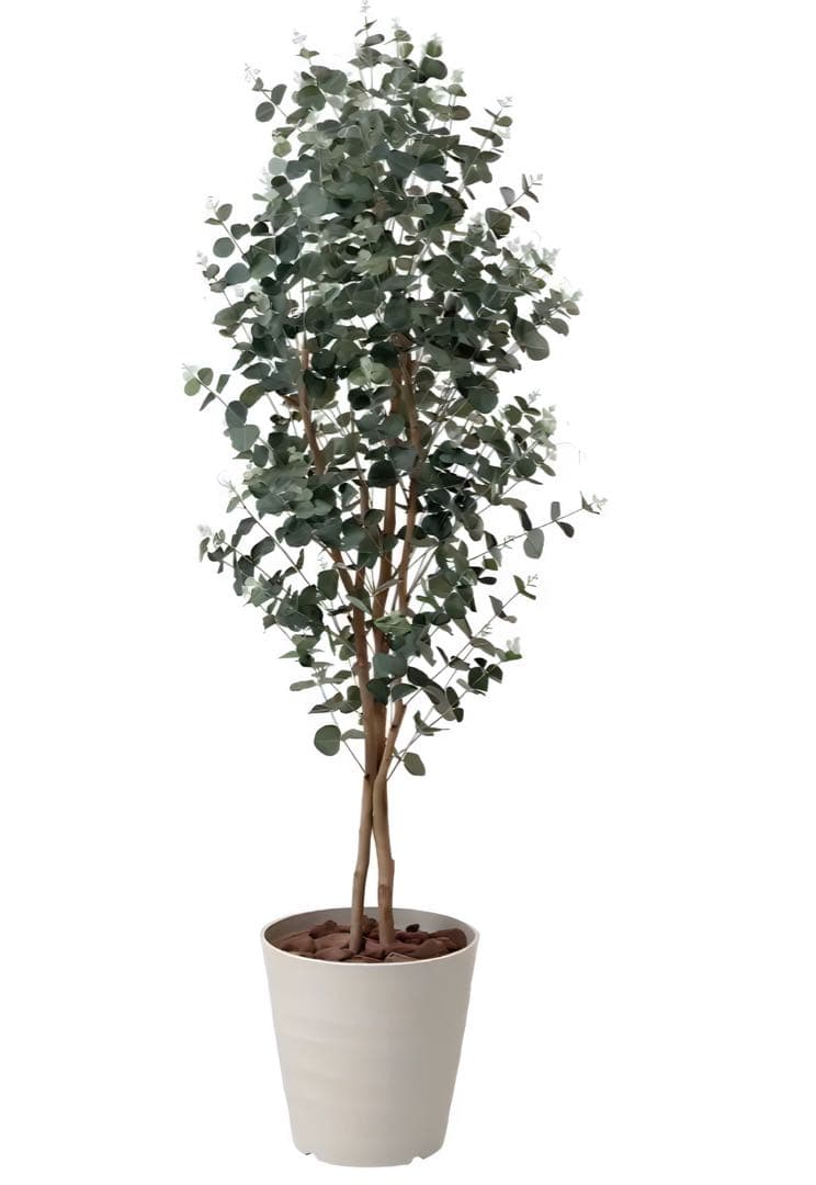 光触媒　人工観葉植物　ウォールグリーン　フェイクグリーン　ユーカリ1.6m