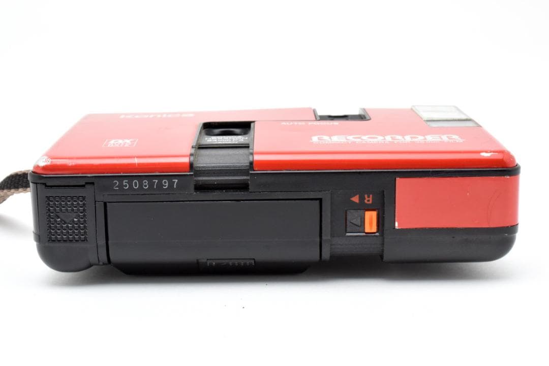 Konica RECORDER レッド コンパクトフィルムカメラ