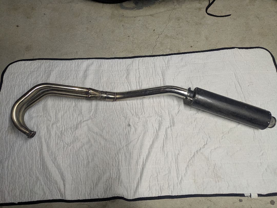 バリオス　１型　アサヒナレーシングマフラー　フルエキ