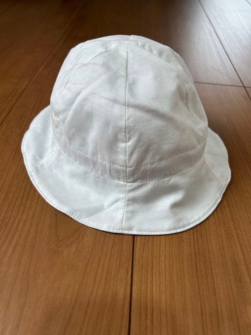 【新品★未使用】ミキハウス　ロンパース80★帽子44〜48センチ