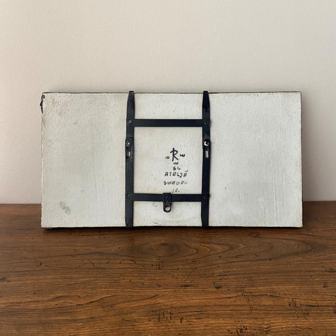 ◇極希少◇ Sylvia Leuchovius シルヴィア ビンテージ 陶板 魚