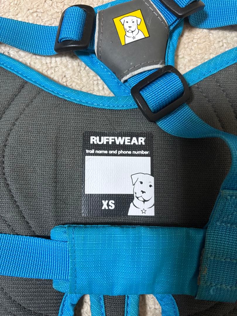 RUFFWEAR XS ハーネス 青