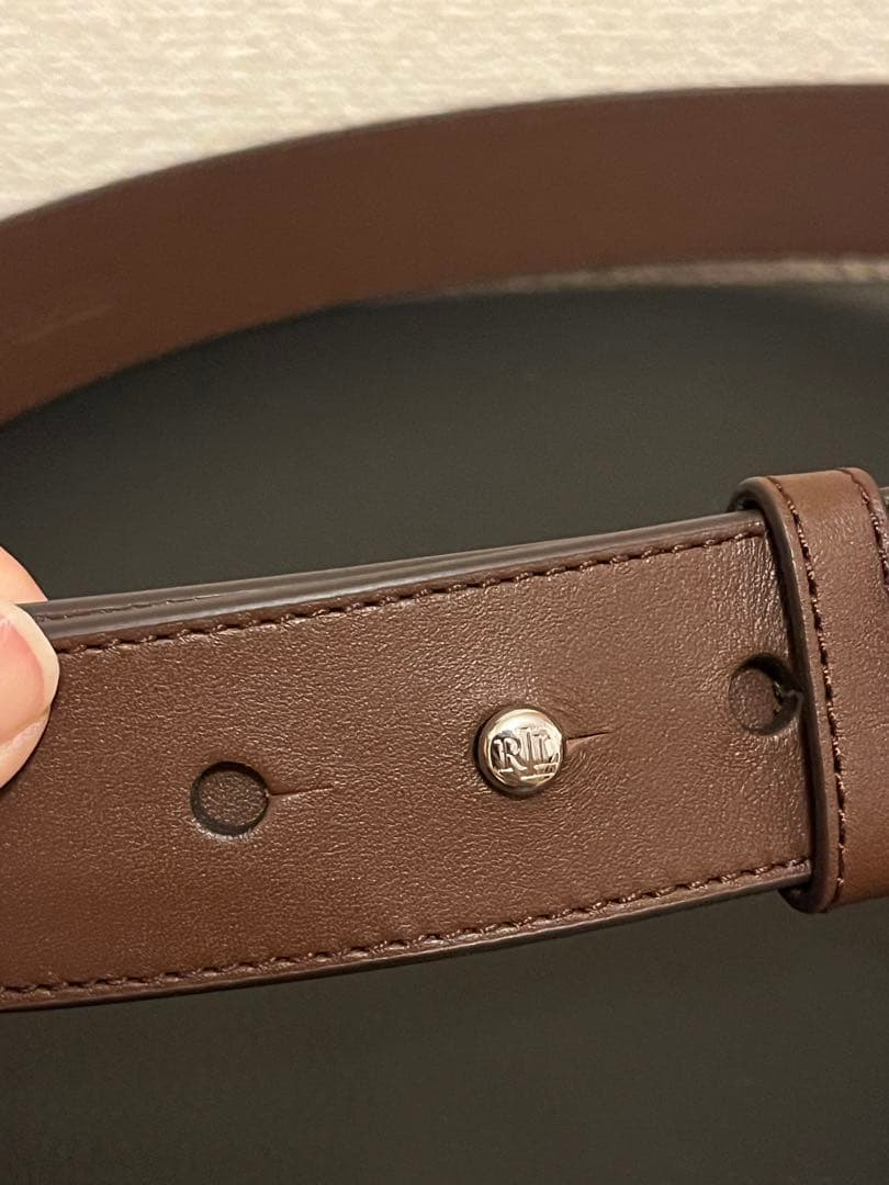 ◾️エメラルド◾️【新品未使用】ラルフローレン　レザーベルト（レディース）