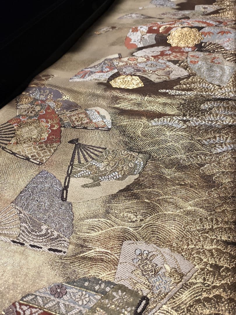 Tyako　A802高級‼️ひな祭り‼️袋帯テーブルランナー2m16cm