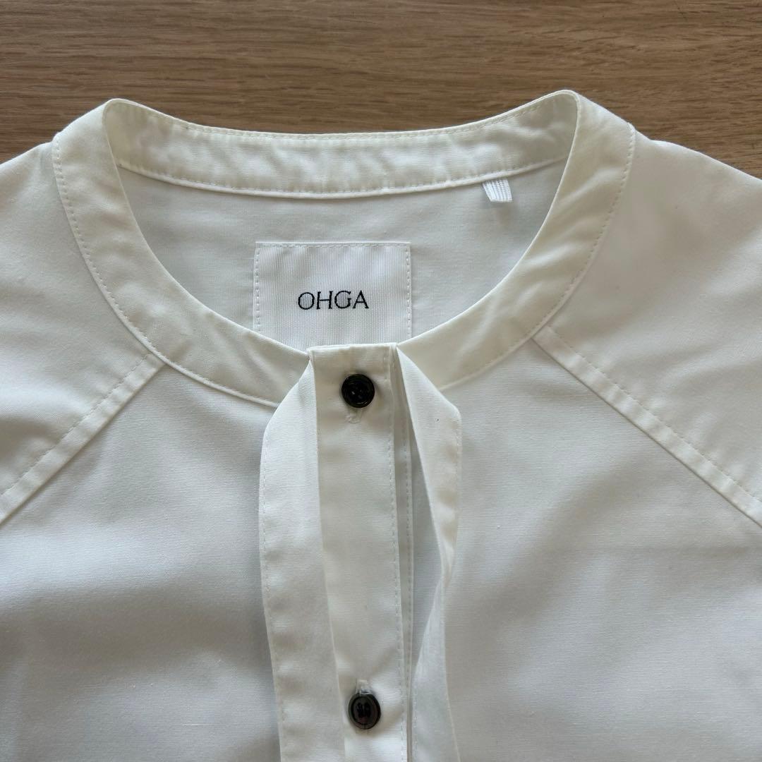 ohga ボウタイブラウス
