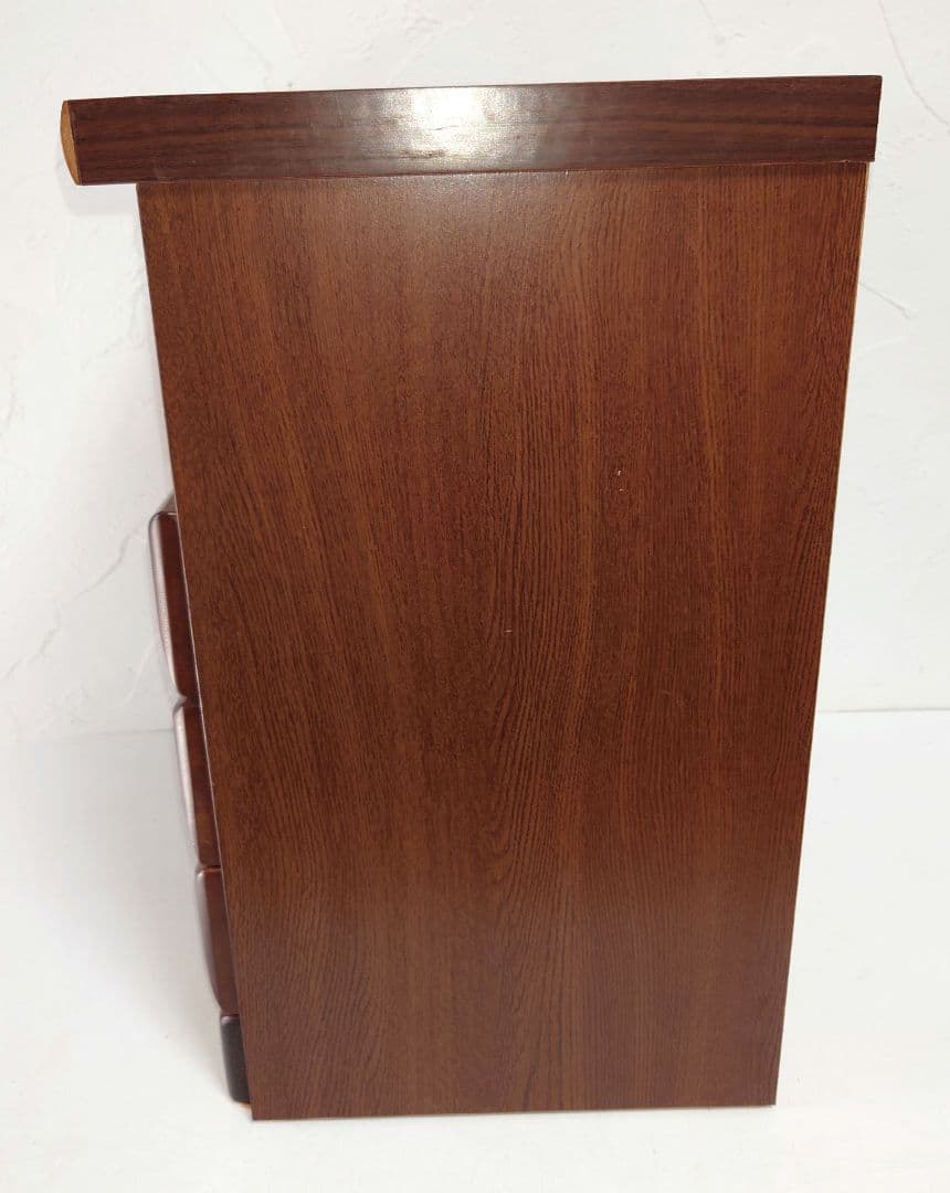 木製小物入れ ミニチェスト 花台 棚 BOXボックス 化粧板 三段 台 飾り棚①