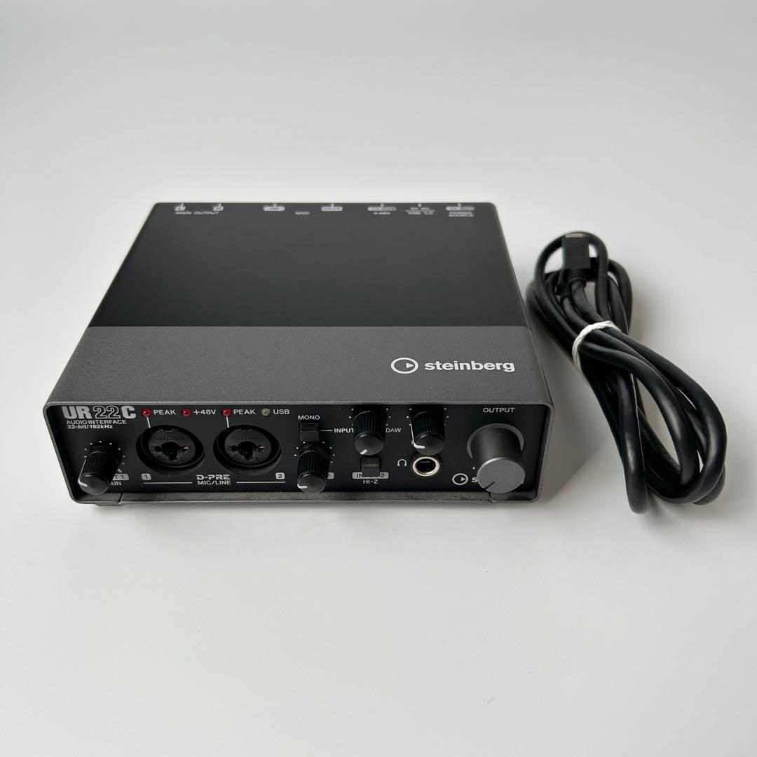 美品 YAMAHA Steinberg UR22C オーディオインターフェース