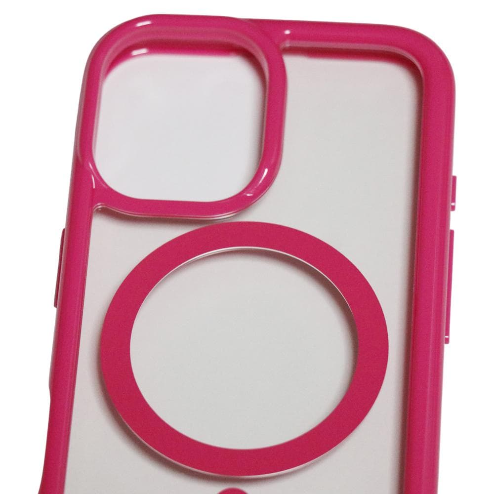 【ケイトスペード】Magsafe対応 iPhone16ケース ピンク&クリア