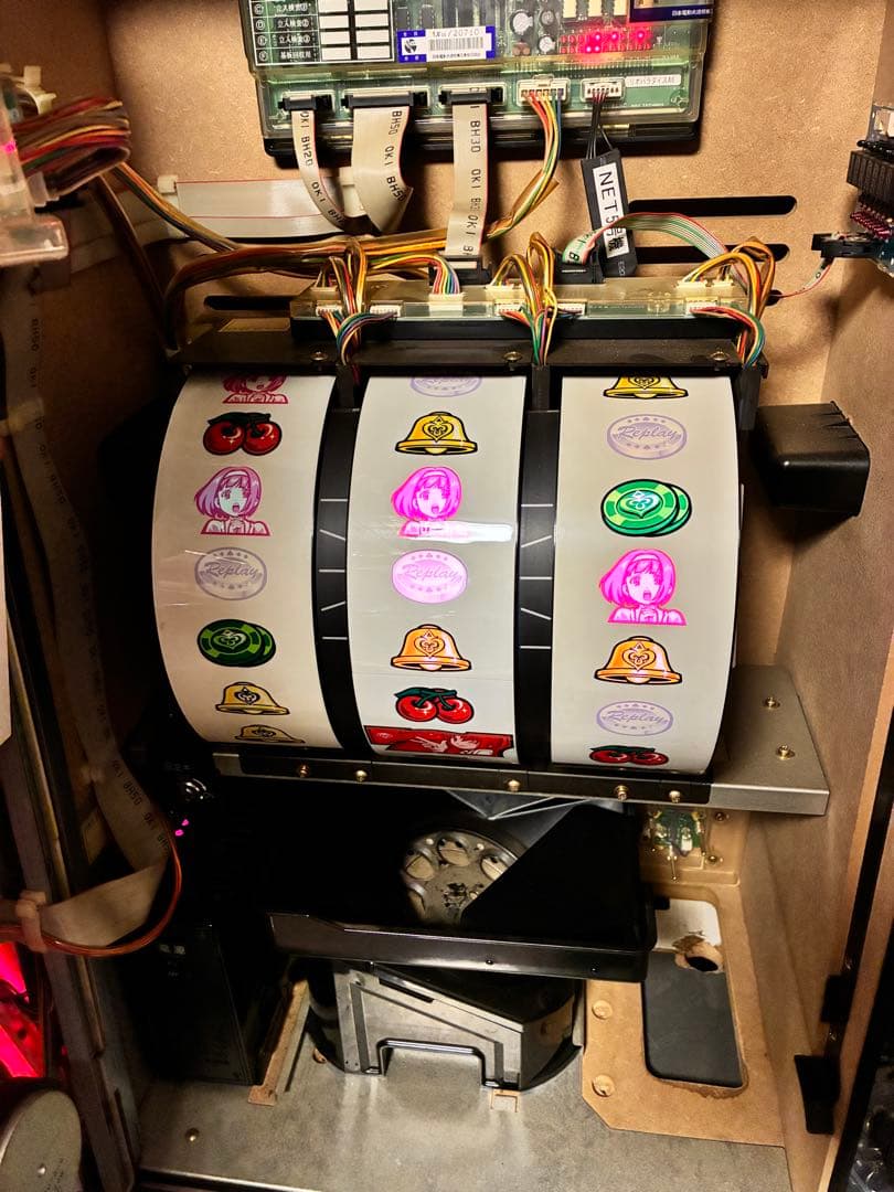 パチスロ　ネット　リオパラダイス　5号機　実機　不要機付き　送料無料