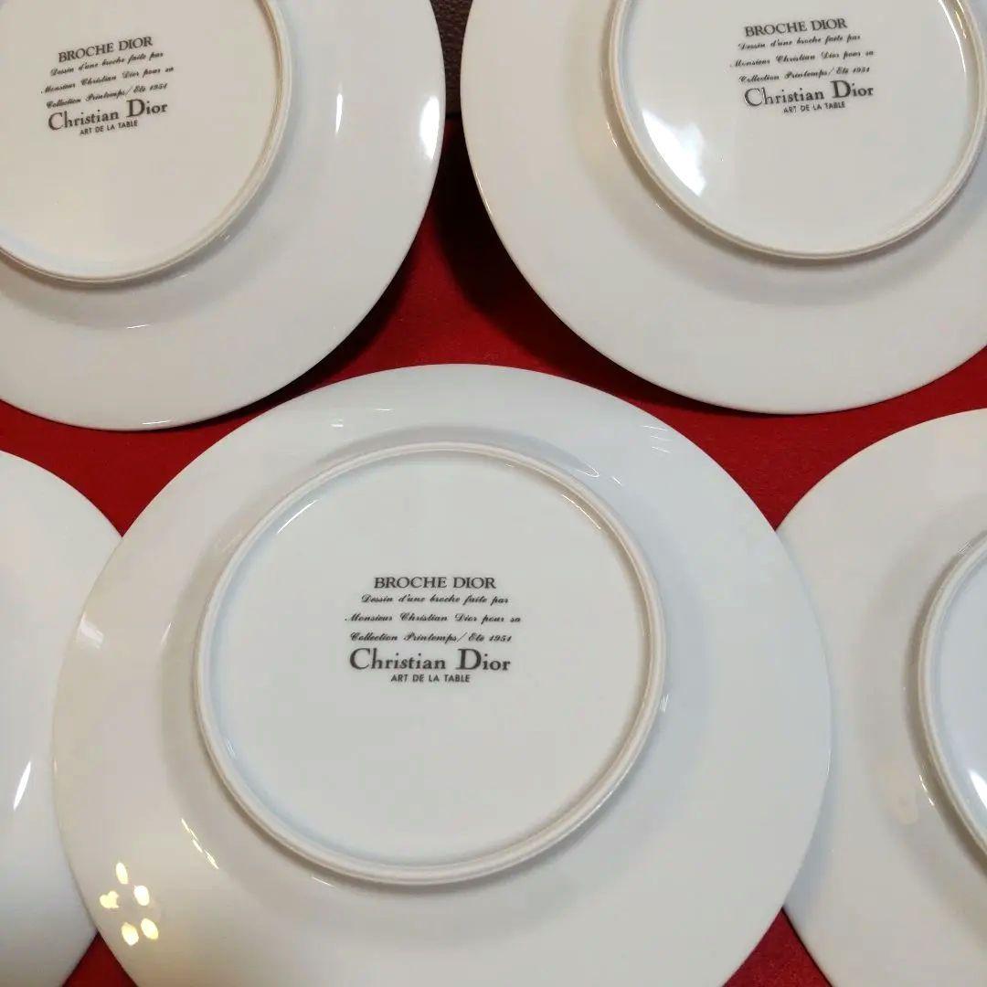 Christian Dior 皿 5枚セット ブロッシュ ディオール ★美品★