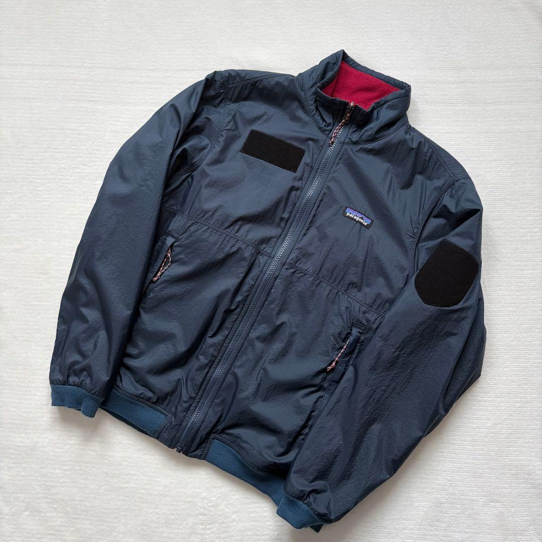 パタゴニア リバーシブルシェルドマイクロディニジャケット26215 紺/赤 XS