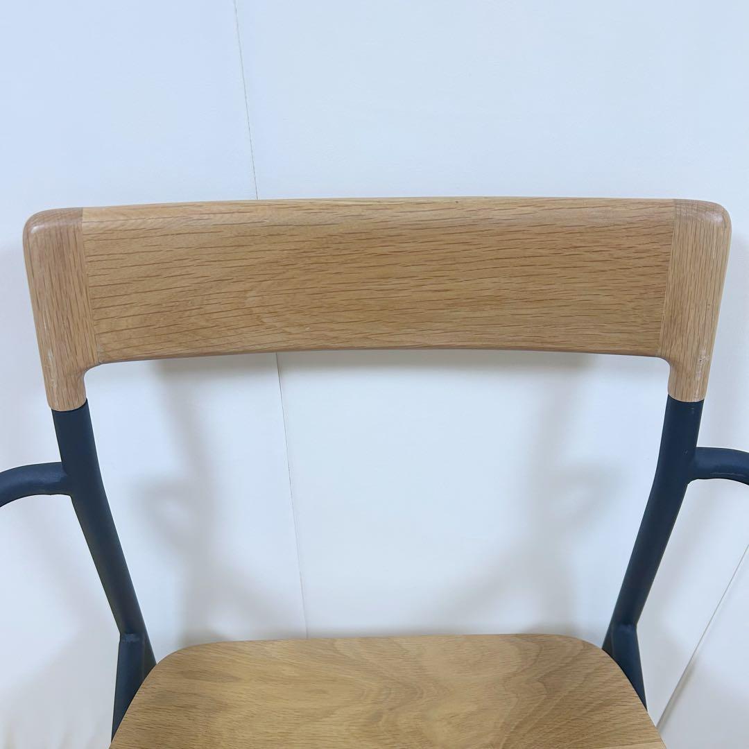 北欧　モリヨシ　Flo POKKYARMCHAR ナラ材　アーム付き　天然木希少