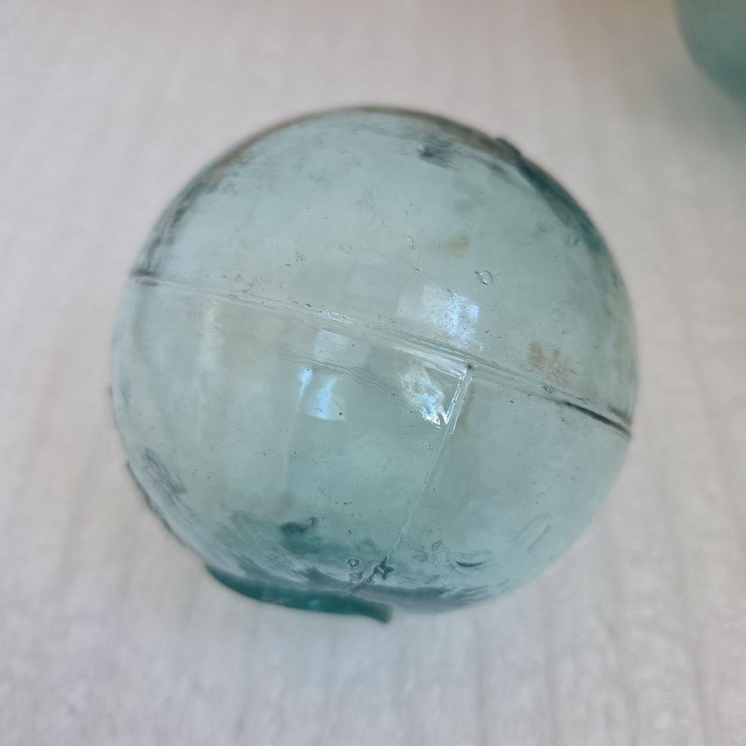 ガラス浮き玉 ガラス玉 特殊２個セット