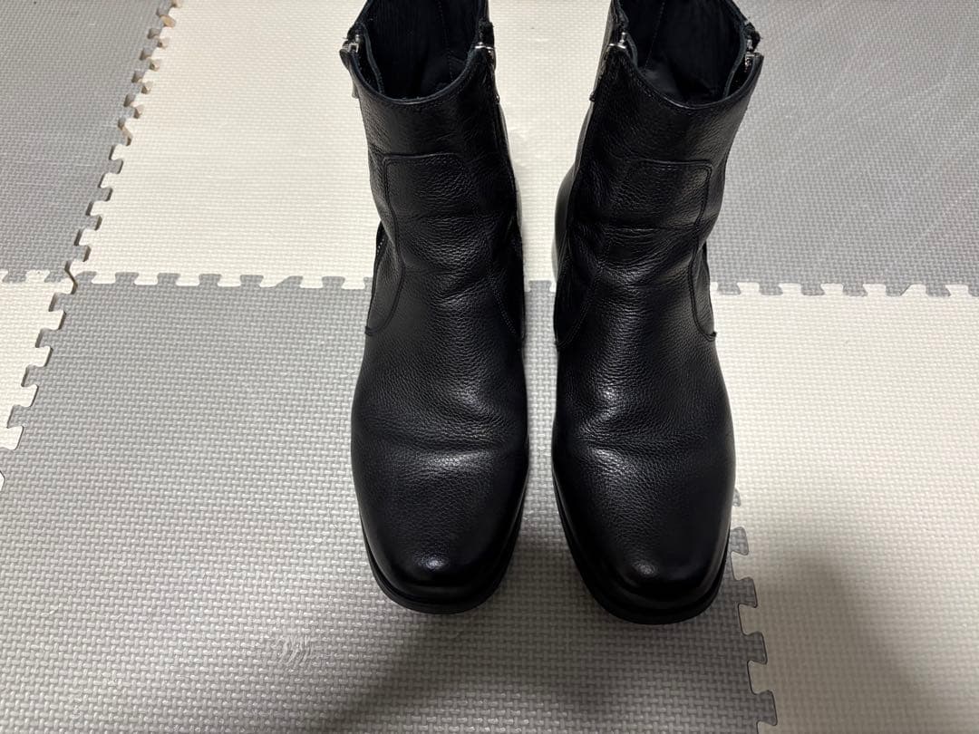 Llife SLIGHT SQUARE ZIP BOOTS　42