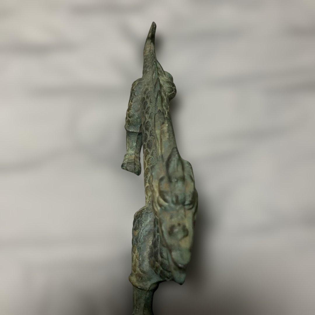青銅製ドラゴン置物