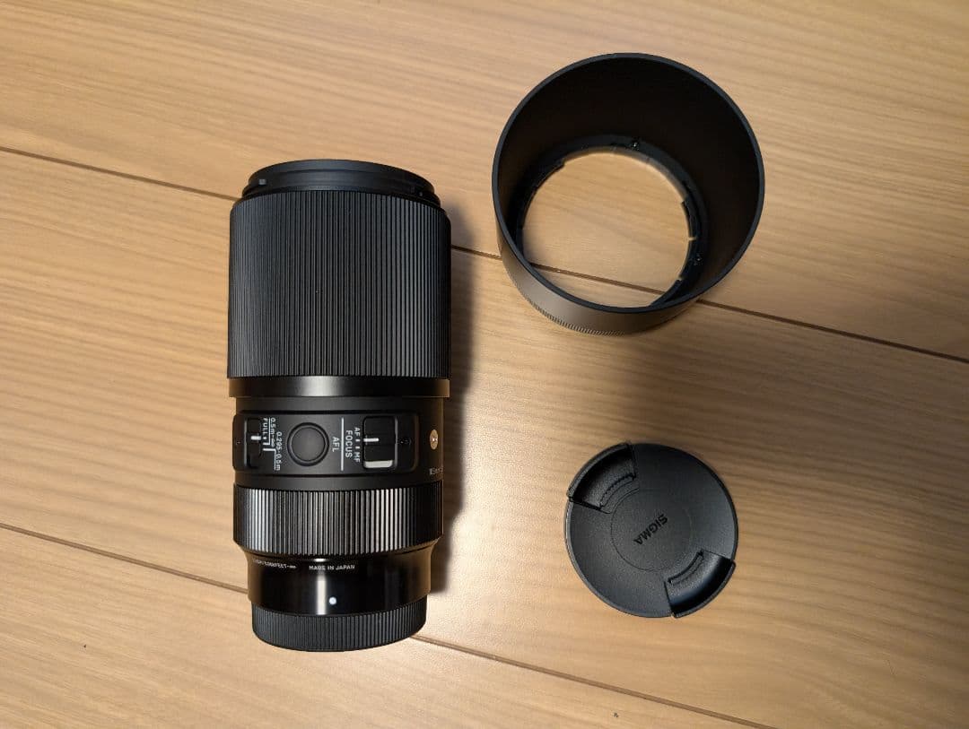 シグマ 105mm F2.8 DG MACRO [ソニーE用]　プロテクター付き
