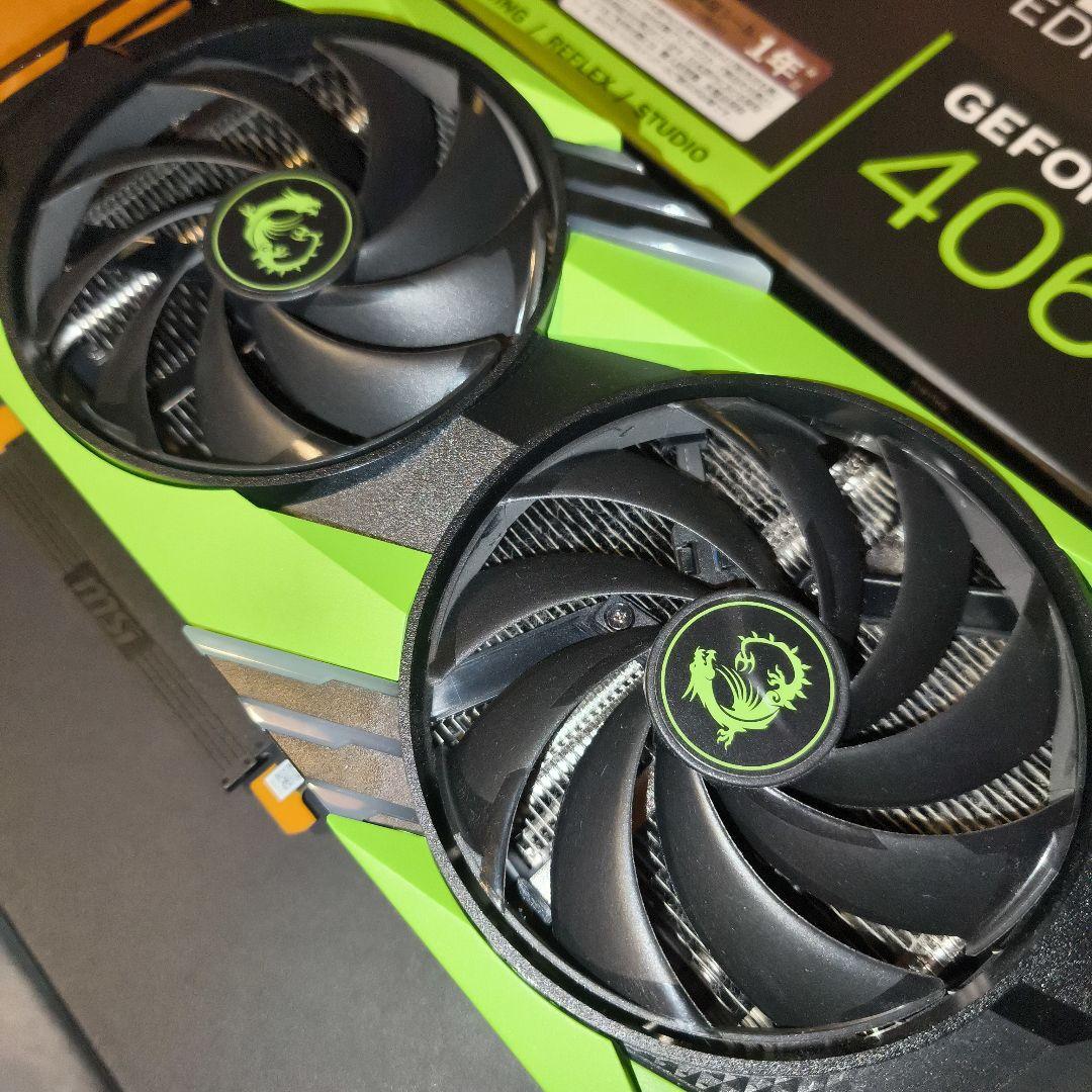 【世界限定6000台】MSI RTX4060 NVedition 箱&付属品完備