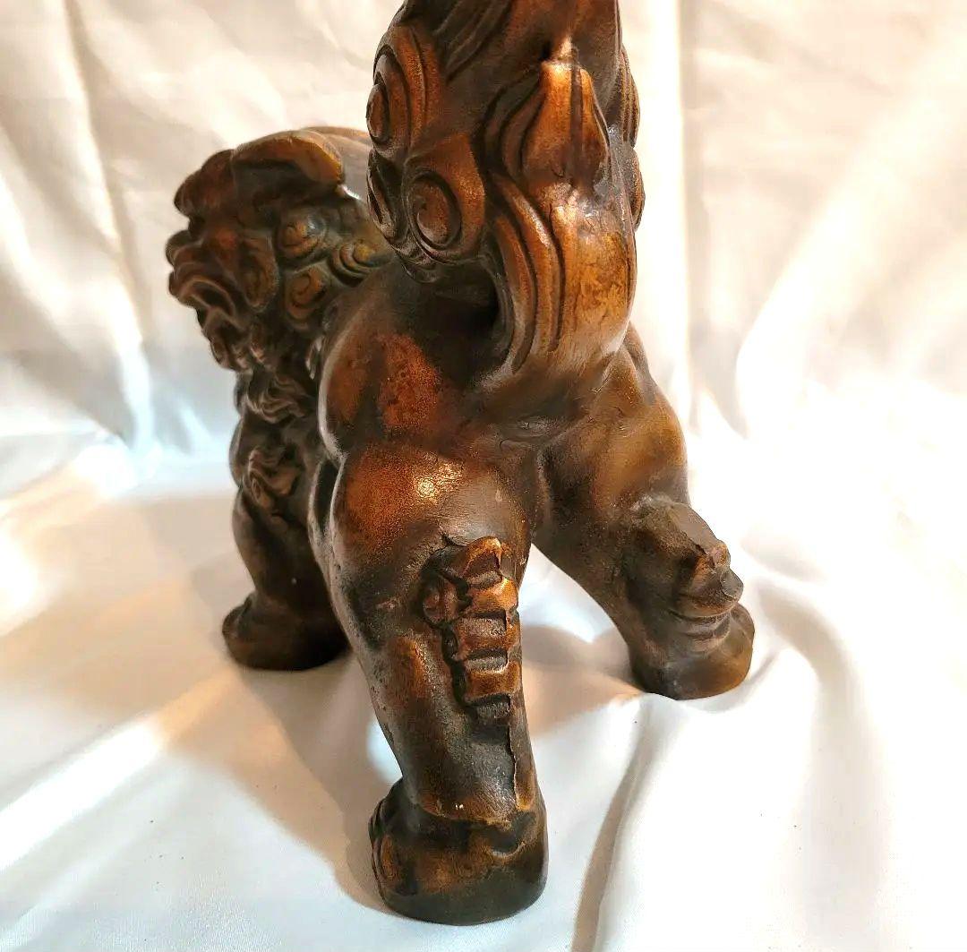 ヴィンテージ品　 ブロンズ獅子 置物